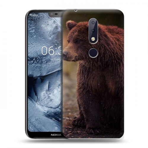 Дизайнерский пластиковый чехол для Nokia 6.1 Plus Медведи