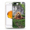 Дизайнерский силиконовый чехол для Iphone 7 Plus / 8 Plus Медведи