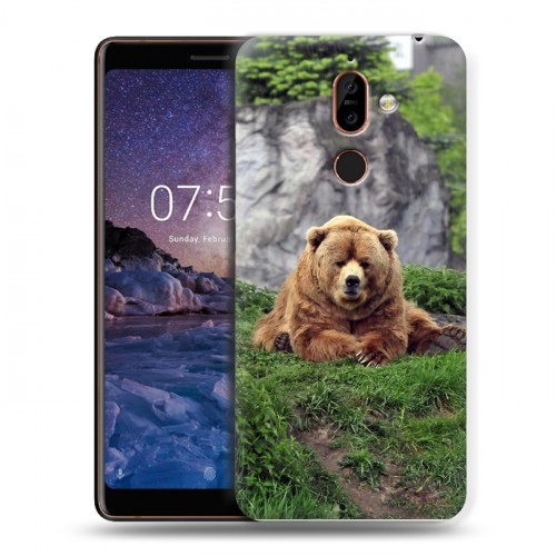 Дизайнерский пластиковый чехол для Nokia 7 Plus Медведи