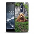 Дизайнерский пластиковый чехол для Nokia 5.1 Медведи