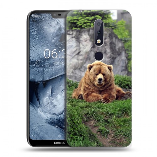 Дизайнерский силиконовый чехол для Nokia 6.1 Plus Медведи