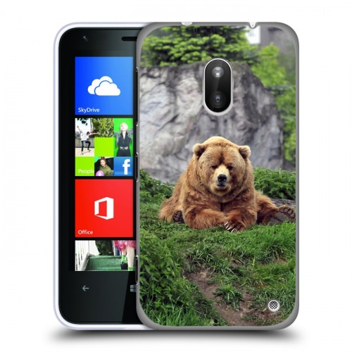 Дизайнерский пластиковый чехол для Nokia Lumia 620 Медведи