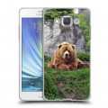 Дизайнерский пластиковый чехол для Samsung Galaxy A5 Медведи