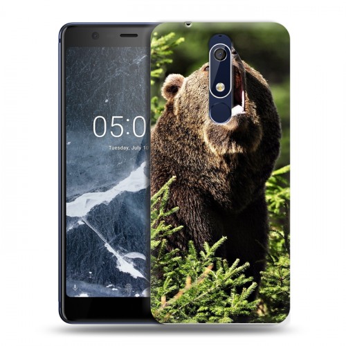 Дизайнерский пластиковый чехол для Nokia 5.1 Медведи