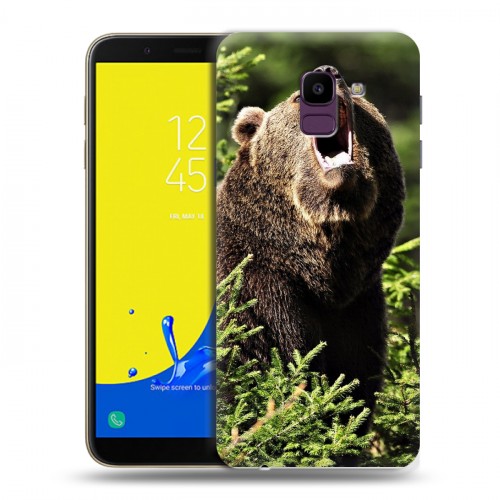Дизайнерский пластиковый чехол для Samsung Galaxy J6 Медведи