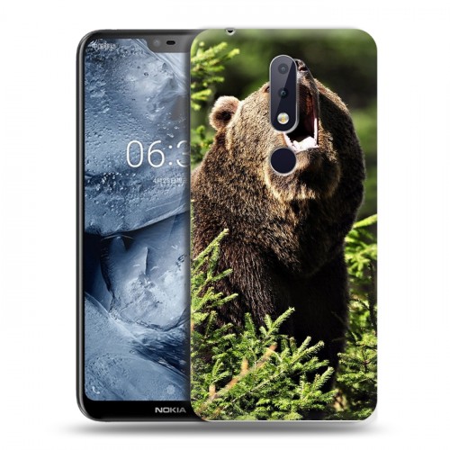 Дизайнерский силиконовый чехол для Nokia 6.1 Plus Медведи