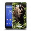 Дизайнерский пластиковый чехол для Sony Xperia E4g Медведи