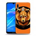 Дизайнерский пластиковый чехол для Huawei Y6 (2019) Медведи