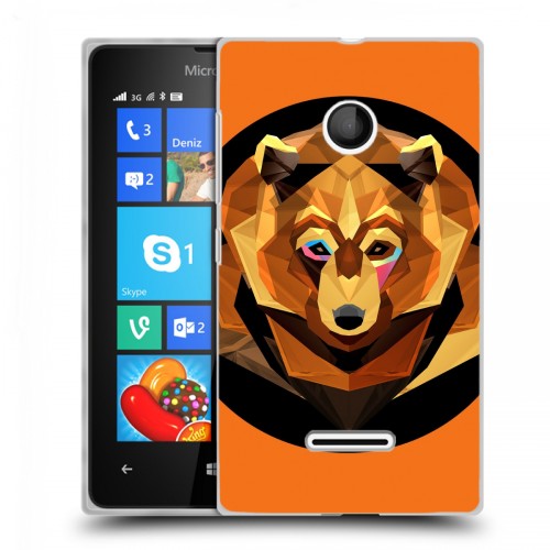 Дизайнерский пластиковый чехол для Microsoft Lumia 435 Медведи