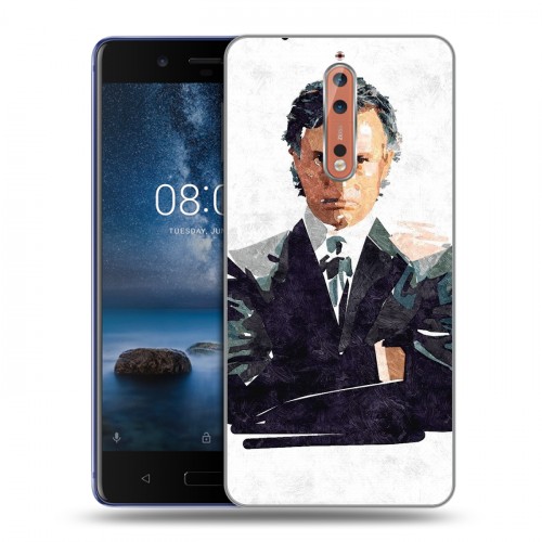 Дизайнерский пластиковый чехол для Nokia 8