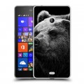 Дизайнерский пластиковый чехол для Microsoft Lumia 540 Медведи