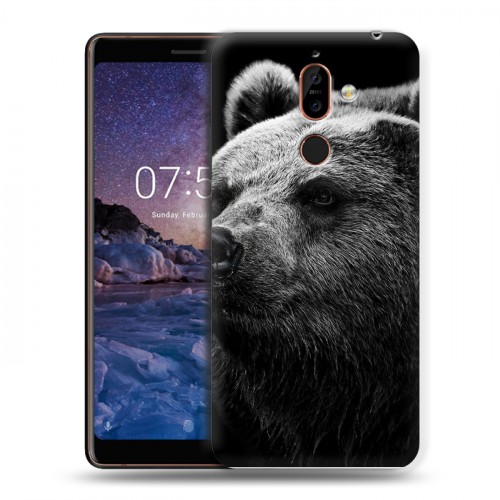 Дизайнерский пластиковый чехол для Nokia 7 Plus Медведи