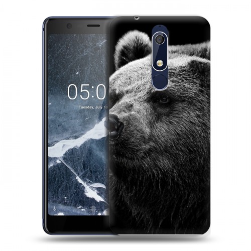 Дизайнерский пластиковый чехол для Nokia 5.1 Медведи
