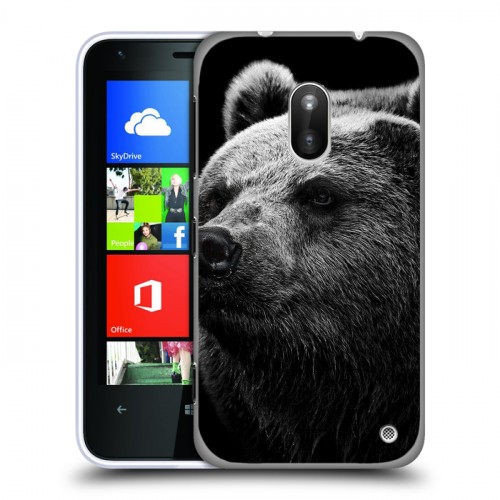 Дизайнерский пластиковый чехол для Nokia Lumia 620 Медведи