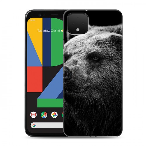 Дизайнерский пластиковый чехол для Google Pixel 4 Медведи