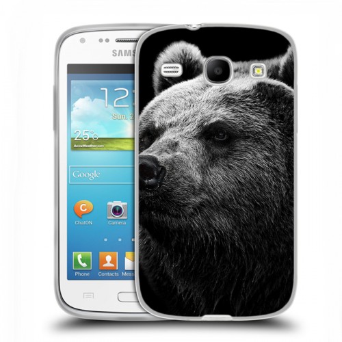 Дизайнерский пластиковый чехол для Samsung Galaxy Core Медведи