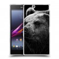 Дизайнерский пластиковый чехол для Sony Xperia Z Ultra  Медведи