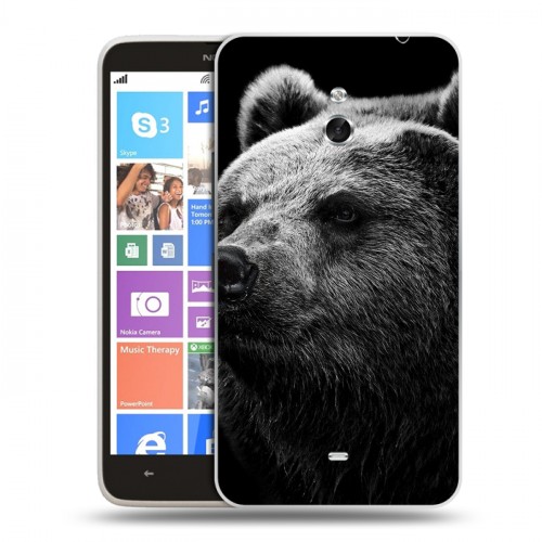 Дизайнерский пластиковый чехол для Nokia Lumia 1320 Медведи