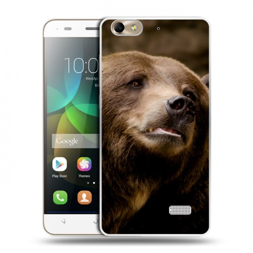 Дизайнерский пластиковый чехол для Huawei Honor 4C Медведи