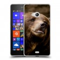 Дизайнерский пластиковый чехол для Microsoft Lumia 540 Медведи