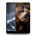 Дизайнерский пластиковый чехол для Nokia 5.1 Медведи