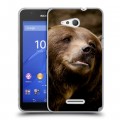 Дизайнерский пластиковый чехол для Sony Xperia E4g Медведи