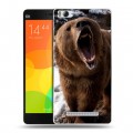 Дизайнерский пластиковый чехол для Xiaomi Mi4i Медведи