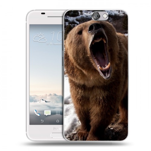 Дизайнерский силиконовый чехол для HTC One A9 Медведи