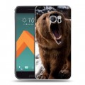 Дизайнерский пластиковый чехол для HTC 10 Медведи