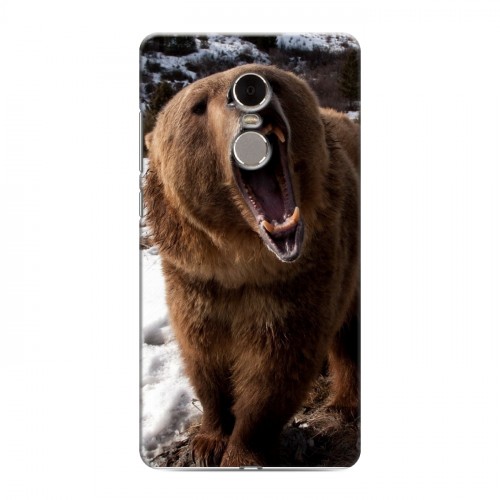 Дизайнерский силиконовый чехол для Xiaomi RedMi Note 4 Медведи