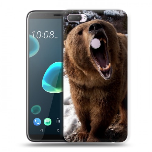 Дизайнерский пластиковый чехол для HTC Desire 12 Plus Медведи