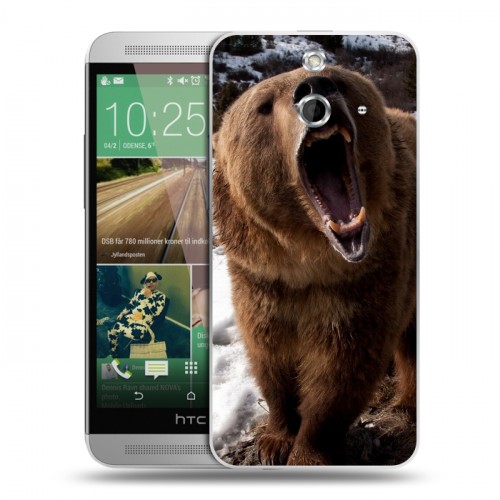 Дизайнерский пластиковый чехол для HTC One E8 Медведи