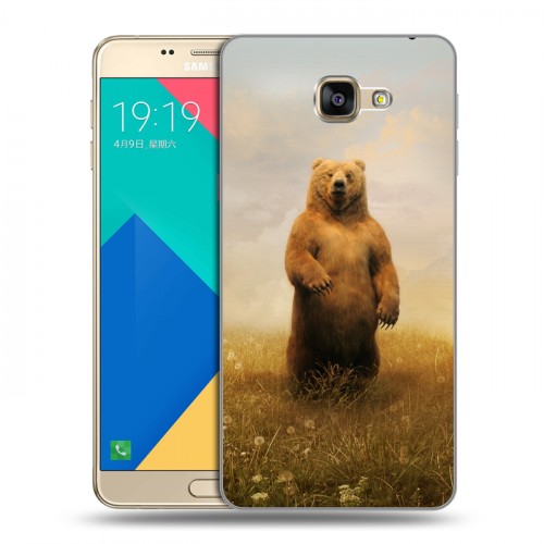 Дизайнерский пластиковый чехол для Samsung Galaxy A9 Медведи