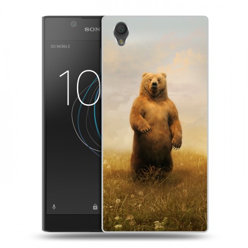 Дизайнерский пластиковый чехол для Sony Xperia L1 Медведи