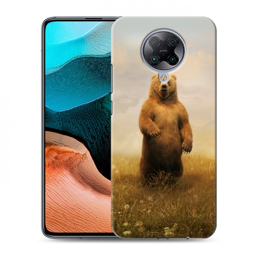 Дизайнерский силиконовый чехол для Xiaomi RedMi K30 Pro Медведи