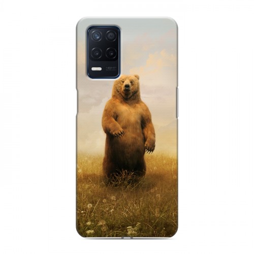 Дизайнерский пластиковый чехол для Realme Narzo 30 5G Медведи