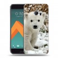 Дизайнерский пластиковый чехол для HTC 10 Медведи