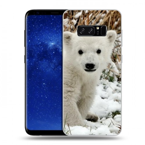 Дизайнерский силиконовый чехол для Samsung Galaxy Note 8 Медведи