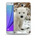 Дизайнерский пластиковый чехол для Samsung Galaxy Note 2 Медведи