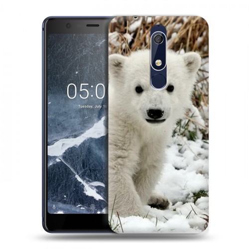 Дизайнерский пластиковый чехол для Nokia 5.1 Медведи