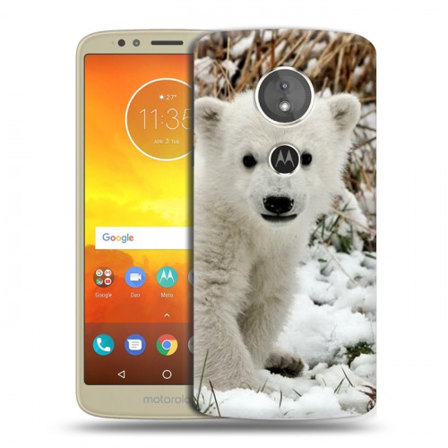 Дизайнерский силиконовый чехол для Motorola Moto E5 Медведи