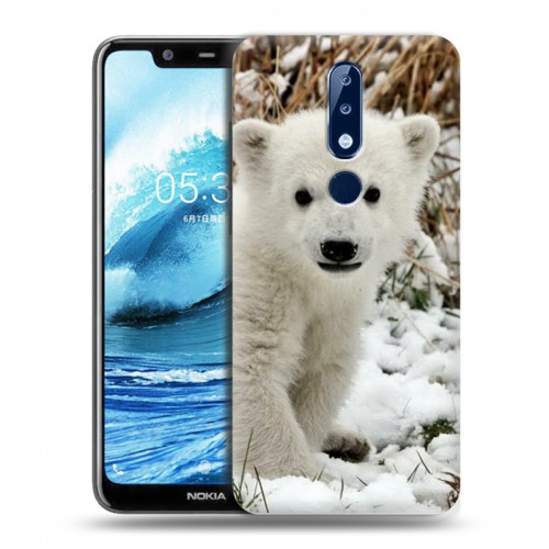 Дизайнерский силиконовый чехол для Nokia 5.1 Plus Медведи