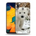 Дизайнерский силиконовый чехол для Samsung Galaxy A30 Медведи