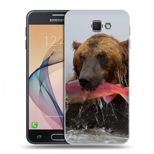 Дизайнерский пластиковый чехол для Samsung Galaxy J5 Prime Медведи