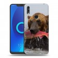 Дизайнерский силиконовый чехол для Alcatel 5V Медведи