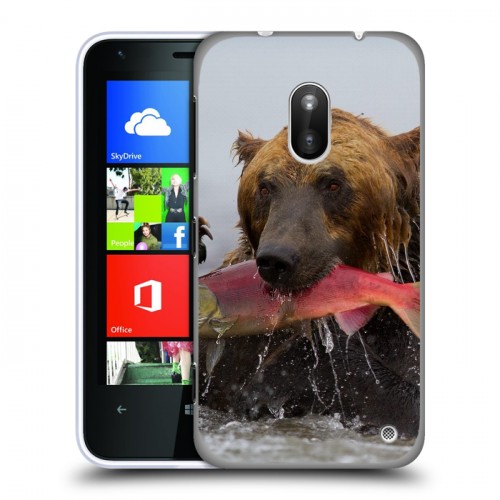 Дизайнерский пластиковый чехол для Nokia Lumia 620 Медведи