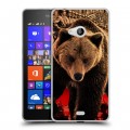 Дизайнерский пластиковый чехол для Microsoft Lumia 540 Медведи