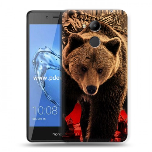 Дизайнерский пластиковый чехол для Huawei Honor 6C Pro Медведи