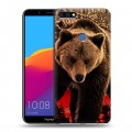 Дизайнерский пластиковый чехол для Huawei Honor 7C Pro Медведи