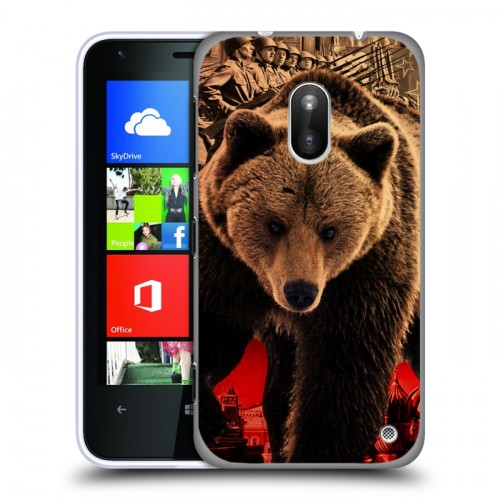 Дизайнерский пластиковый чехол для Nokia Lumia 620 Медведи